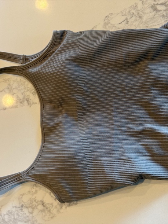lululemon athletica Tops - lululemon athletica Ribbed High-Neck Tank Top - Gray
